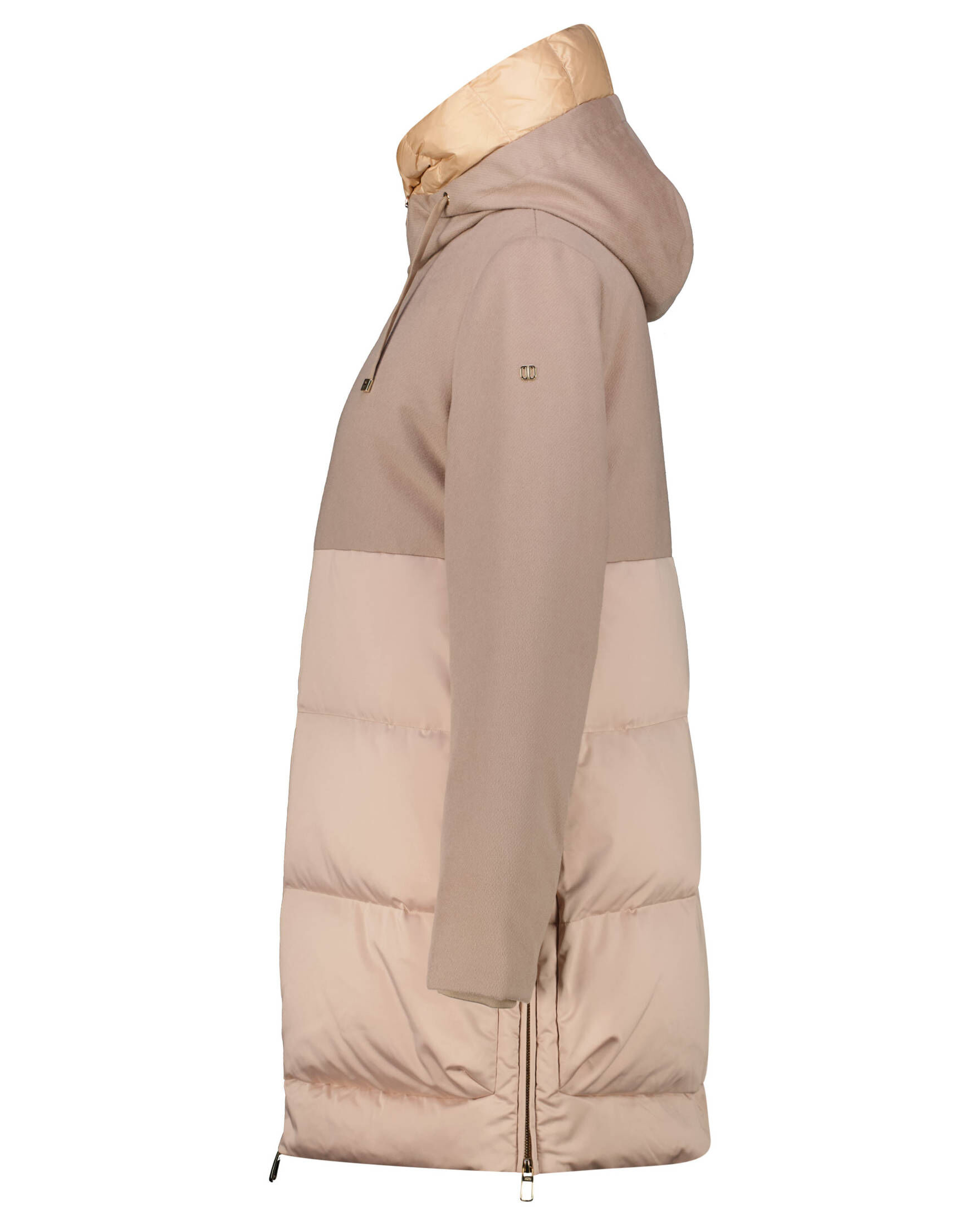 Duno| Damen Daunenmantel mit Wolle