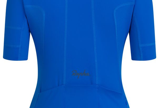 RAPHA Damen-Kurzarmtrikot  strong bluesky captain  S