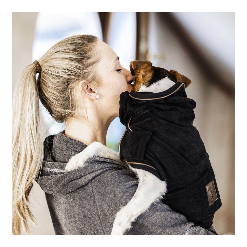 Kentucky 52126 - Manteau-serviette pour chien black