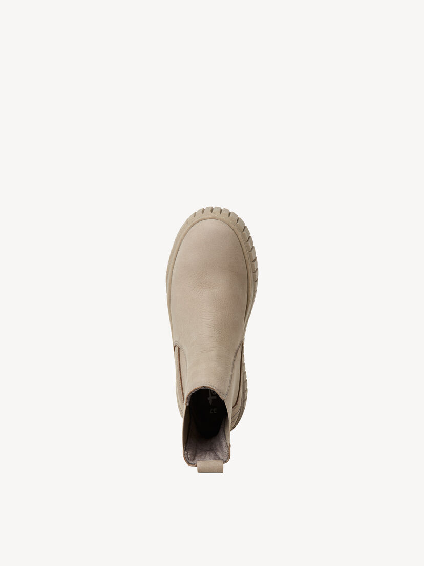 Leren Chelseaboot - grijs