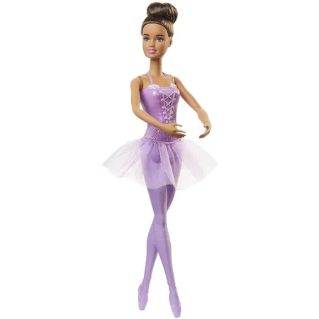 Barbie Ballerina-Puppe mit Tutu und Spitzenschuhen, 1 Stück, 3-fach sortiert