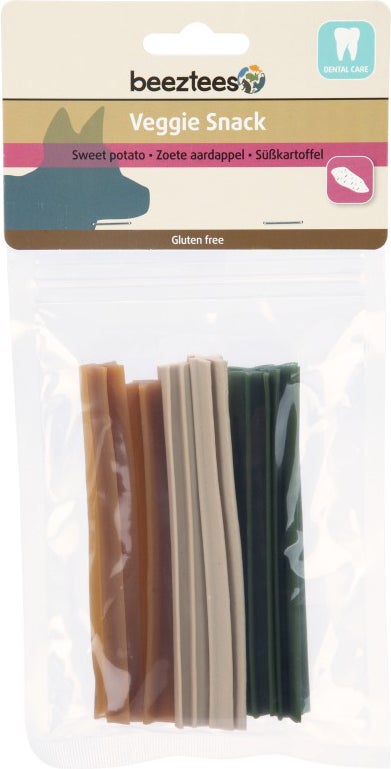 Beeztees hondensnack veggie staaf mix 12 cm 6 stuks