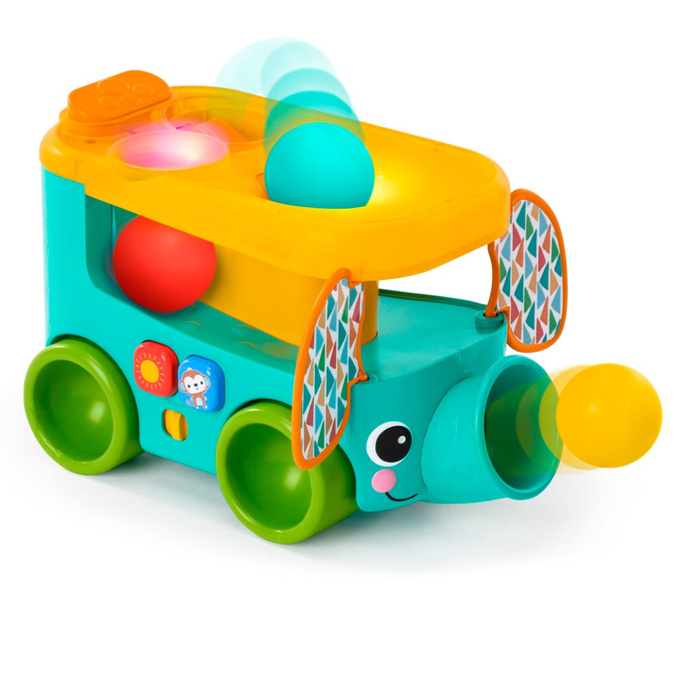 Køb Bright Starts Pop & Roll Safari Bus™ bold legetøj