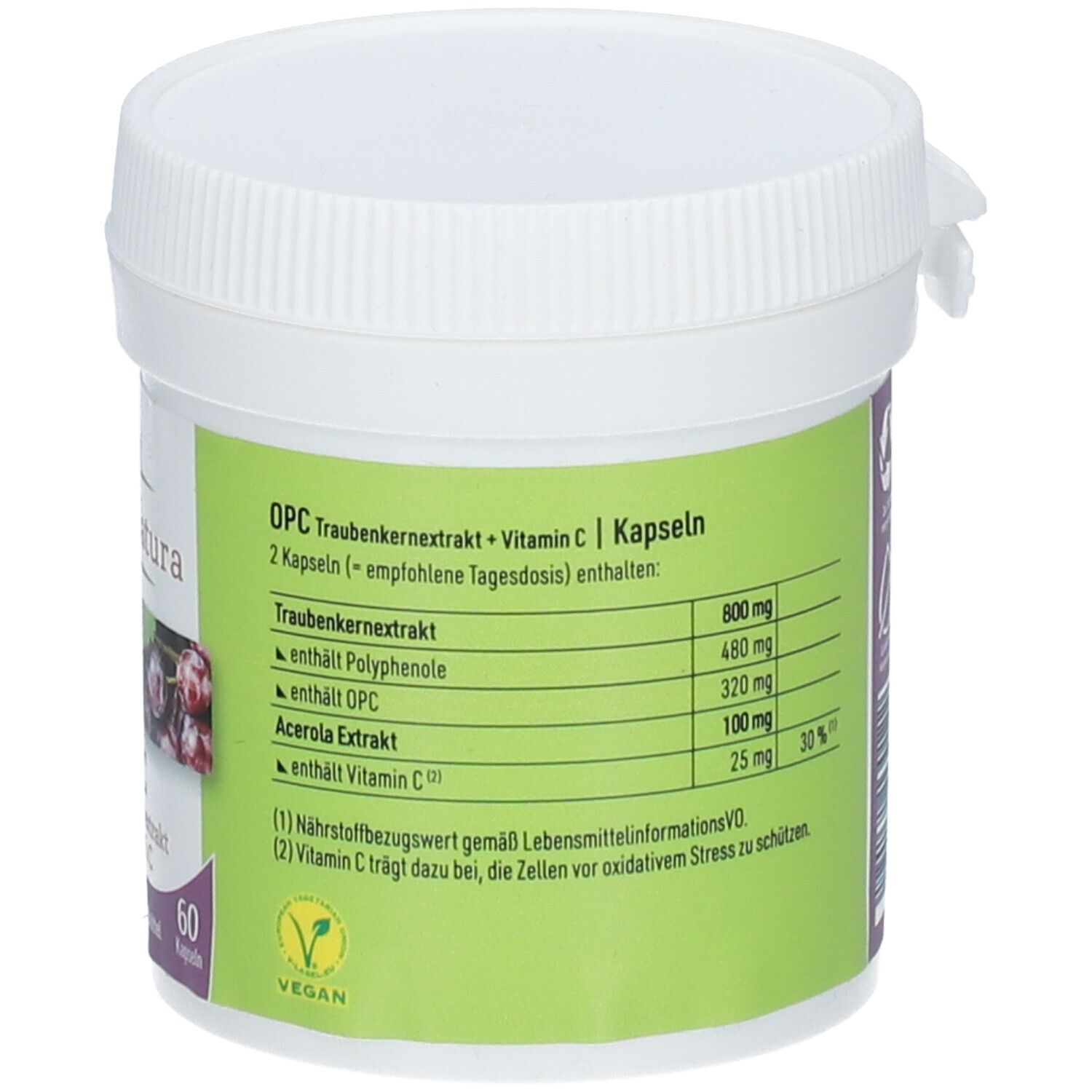 Vivus Natura OPC Traubenkernextrakt + Vitamin C