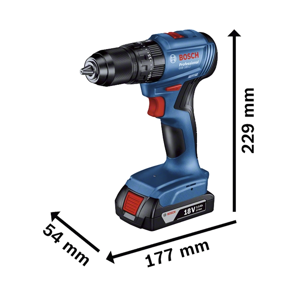 Bosch GSB 18V-45 Akku-Schlagbohrschauber (0.601.9K3.300)