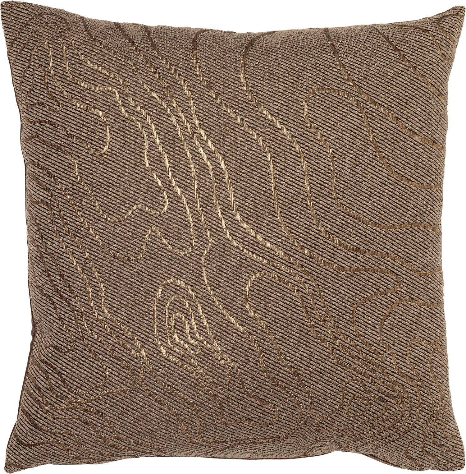 Dutch Decor sierkussen River bruin 45 x 45 cm