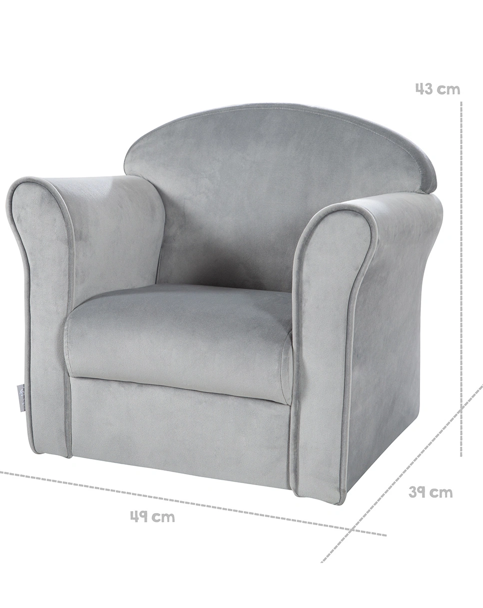 Kindersessel mit AL LIL SOFA (Farbe: grau)