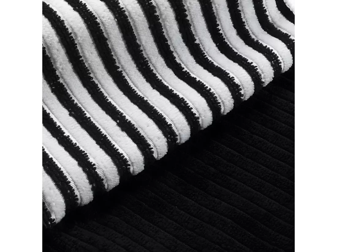 3 Torchons microfibre Cuistot Noir et Unis