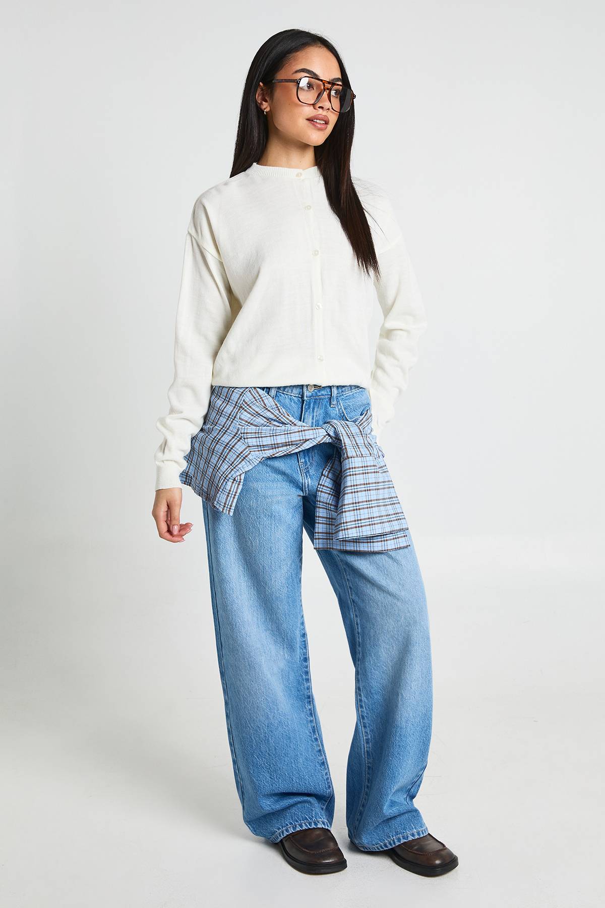 boohoo Cardigan Boutonné À Col Rond