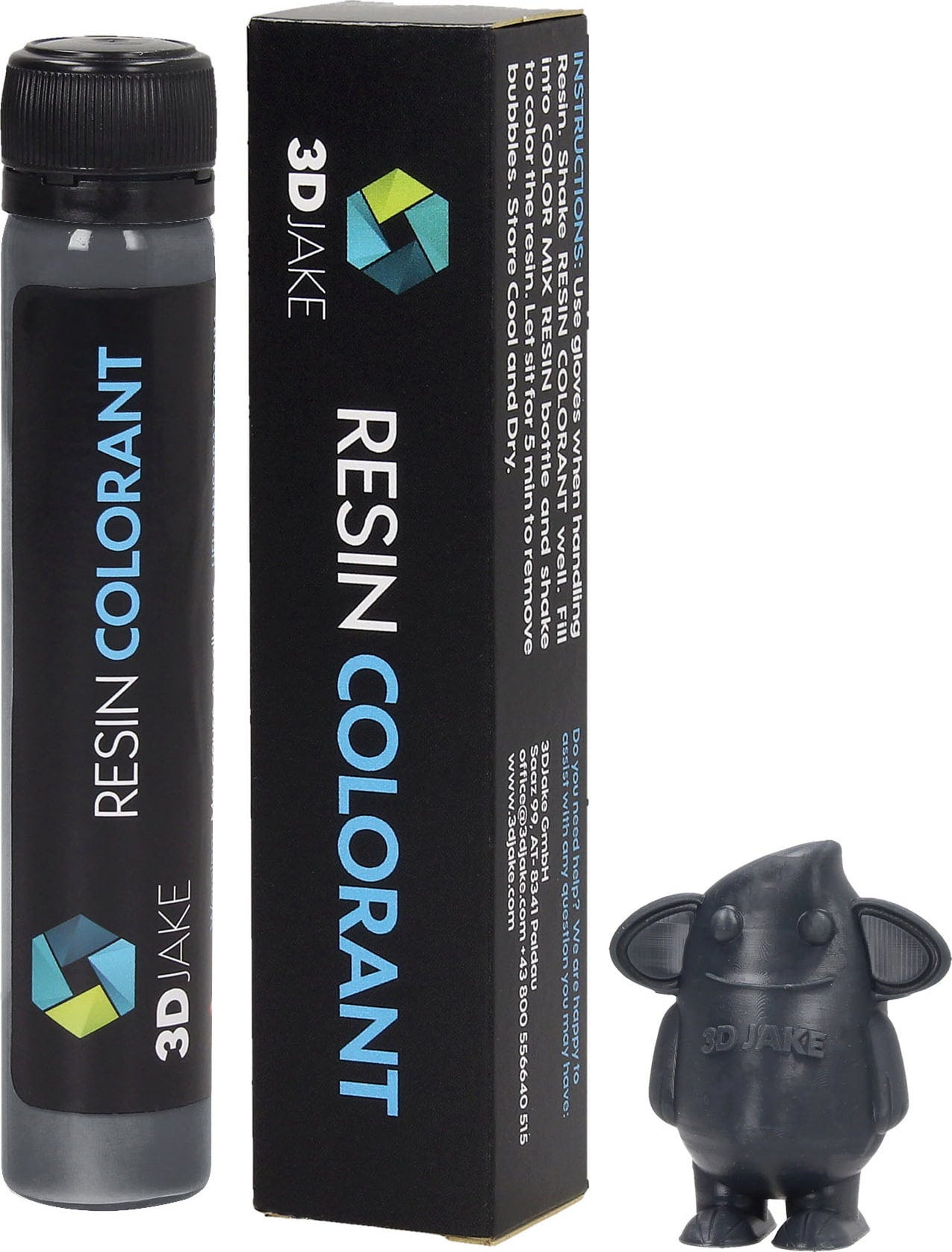 3DJAKE  Resin Colorant Eisengrau, 25 g    Resin Farbstoff in Eisengrau
