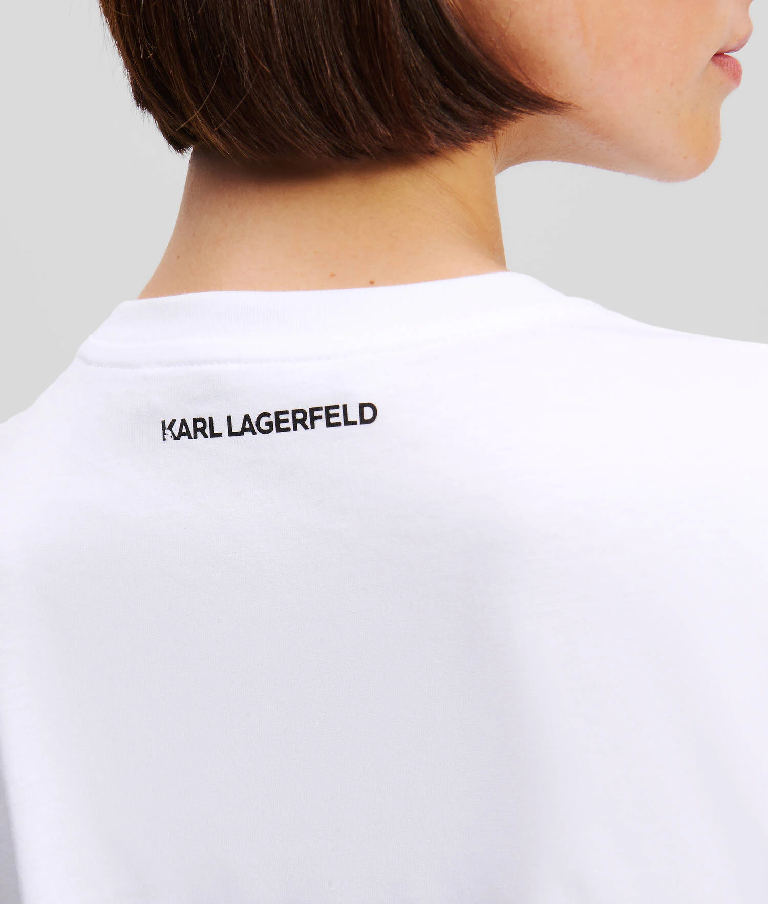 T-SHIRT EN BOUCLÉ KARL SIGNATURE