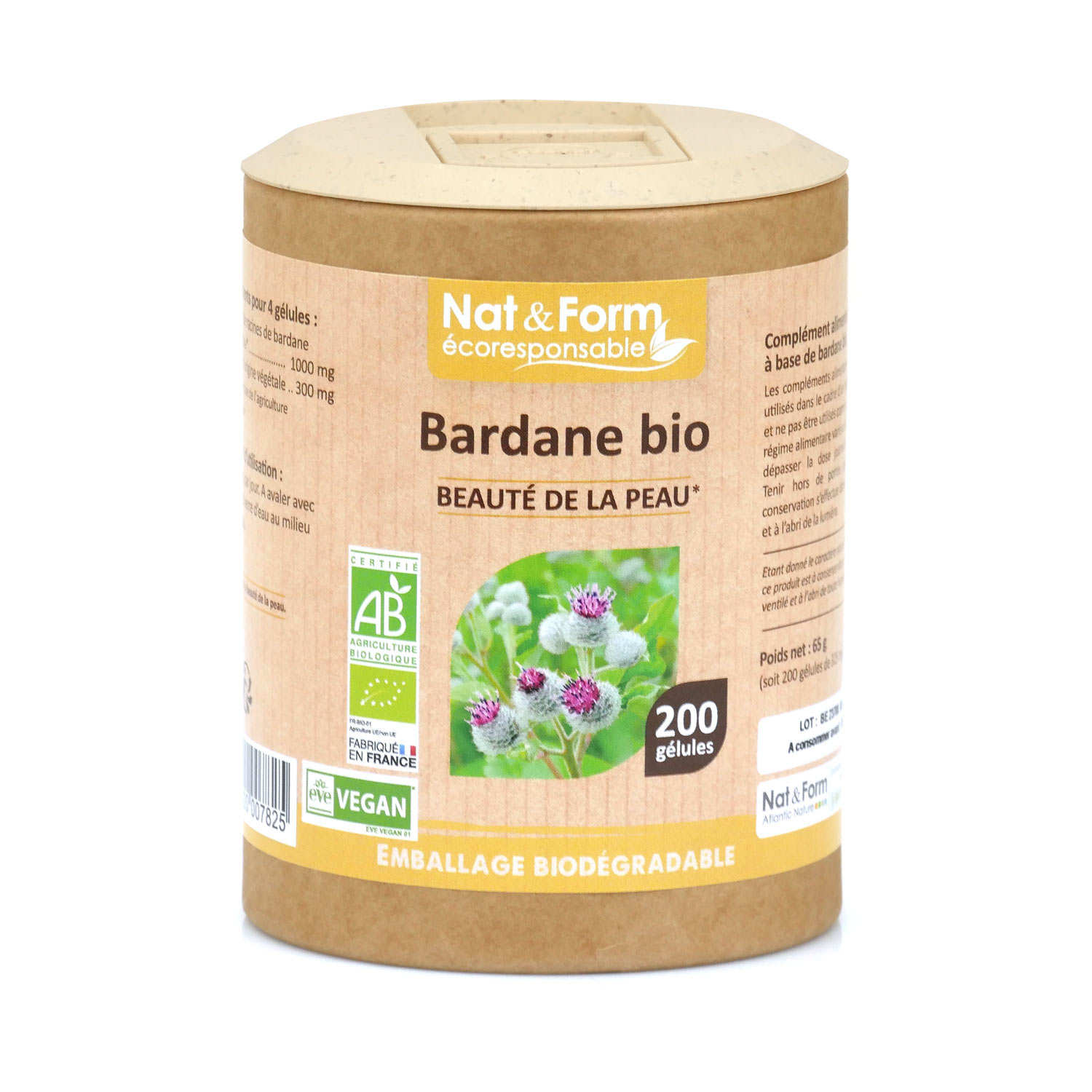 Bardane bio - 200 gélules de 325mg