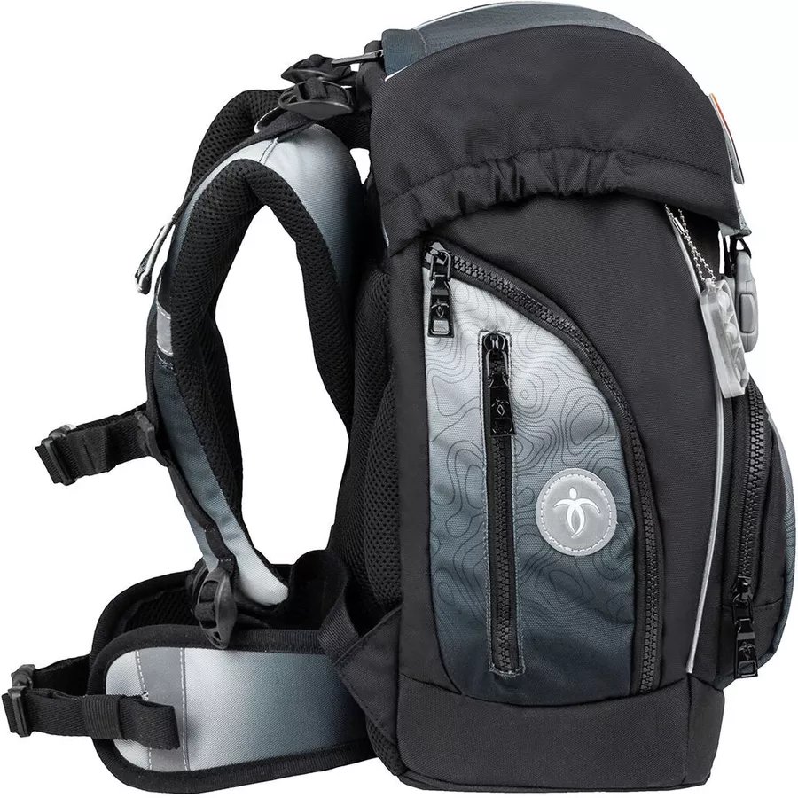 Belmil Schulranzen Premium Comfy Plus Set 5-teilig Black Grey