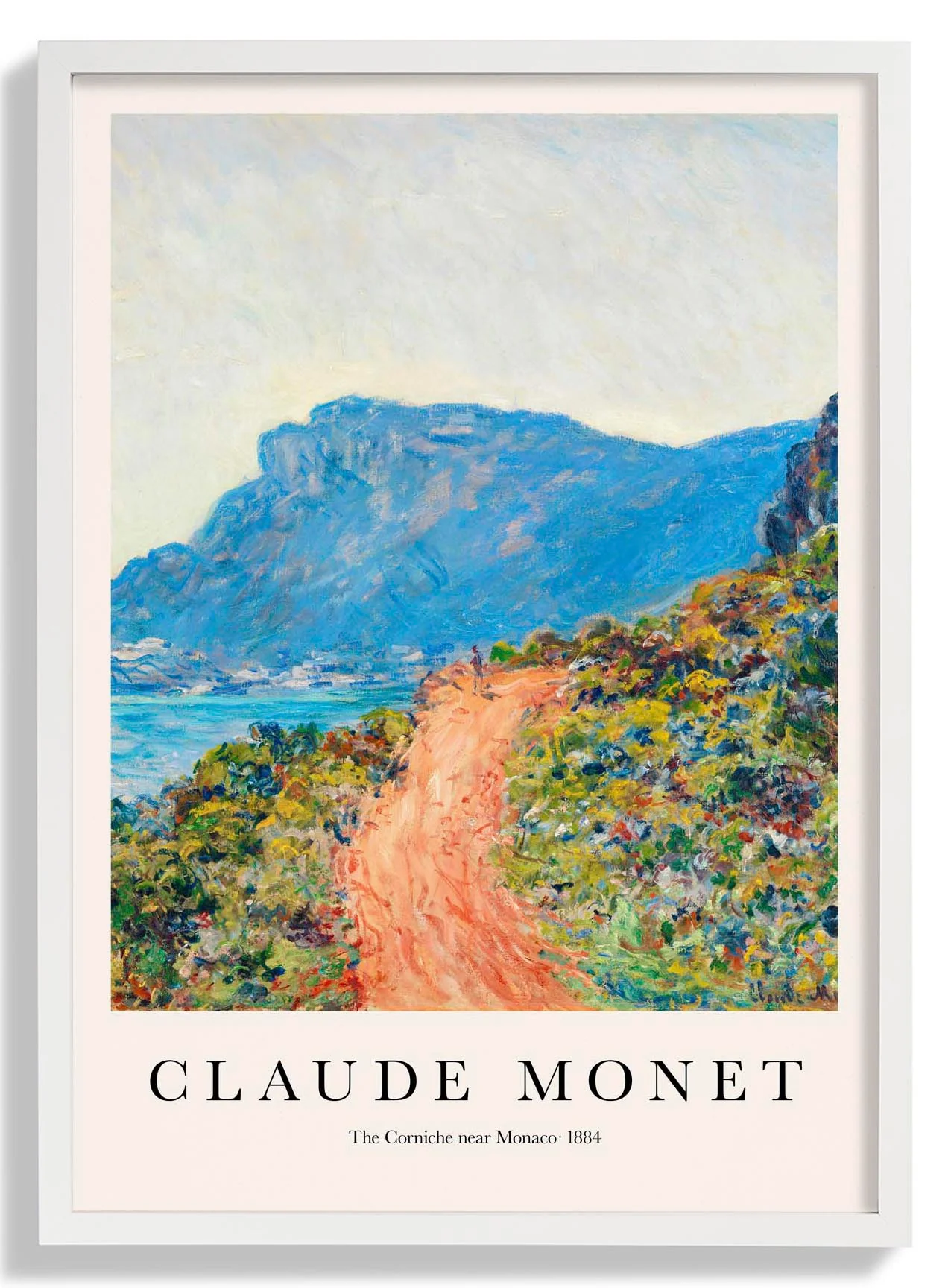 Die Corniche bei Monaco von Claude Monet