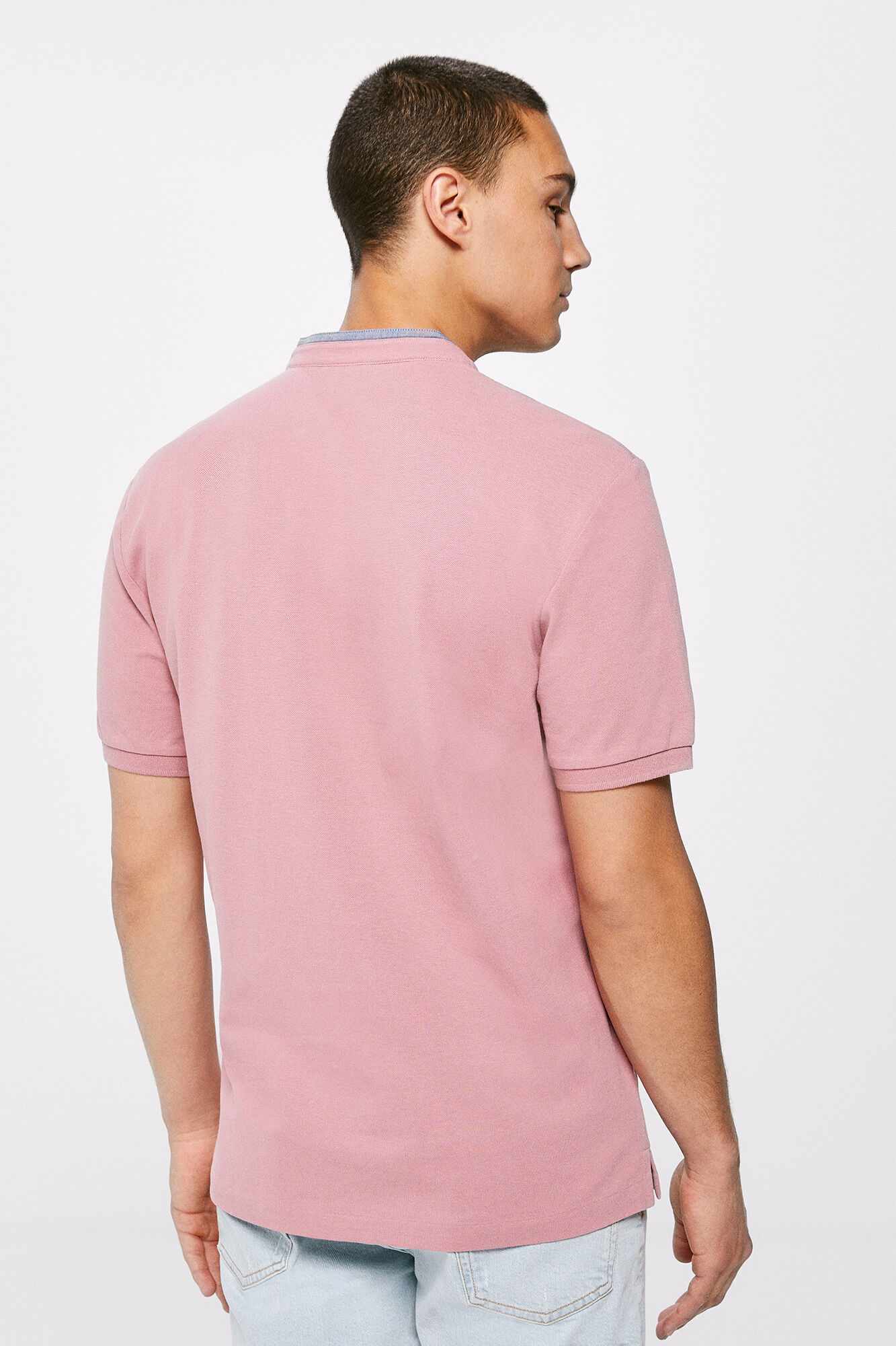 Camisa Polo Slim Mao - Lilás