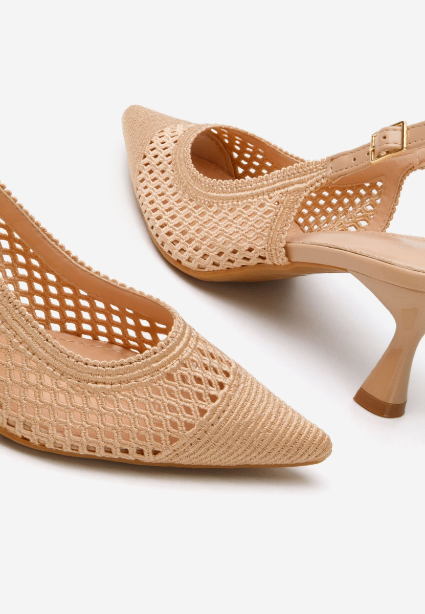 Chaussures slingback kaki Deevina
