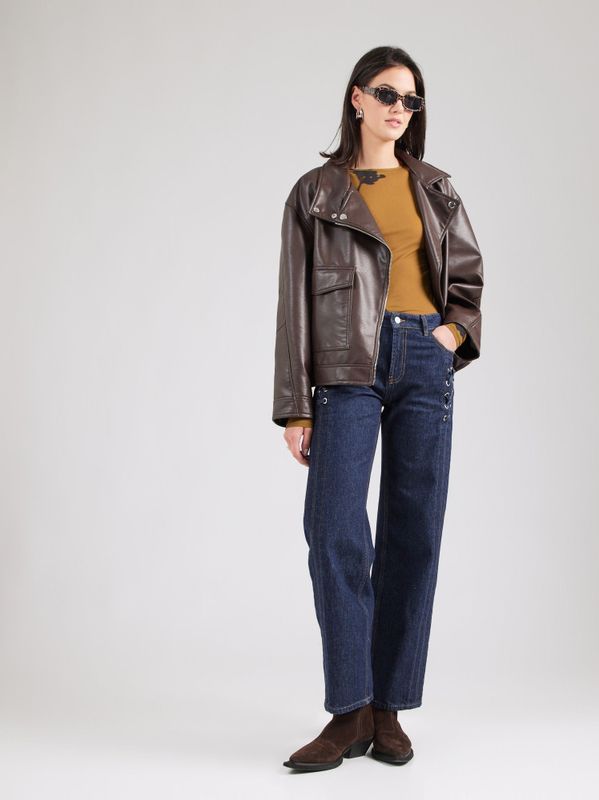 Onlcobain - Wide Leg Fit Jeans - Mid Waist
