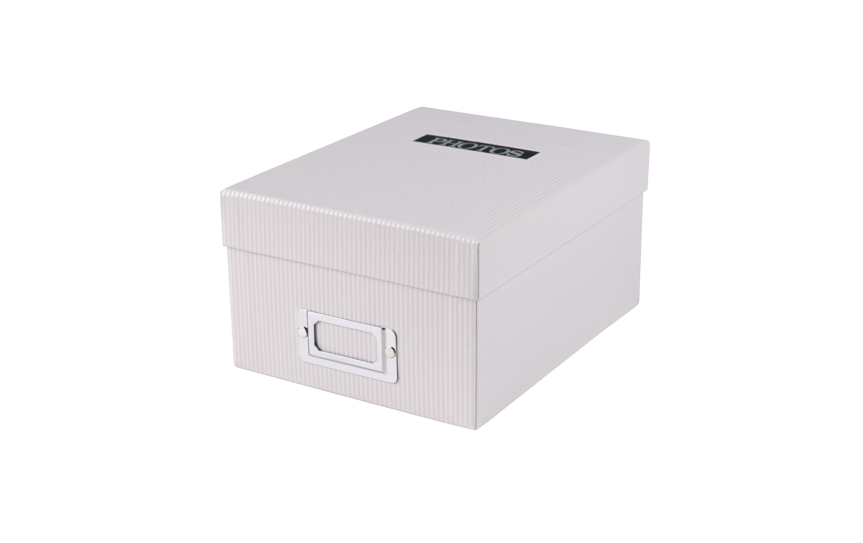 Fotobox Elegance 10 x 15 cm, WeissGeschenkbox für schöne Fotos und unvergessliche Erinnerungen