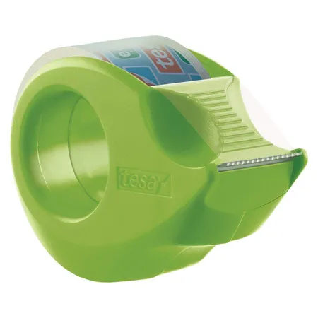 tesa eco & clear Mini Abroller ecoLogo + 2 Rollen tesafilm 10mx19mm