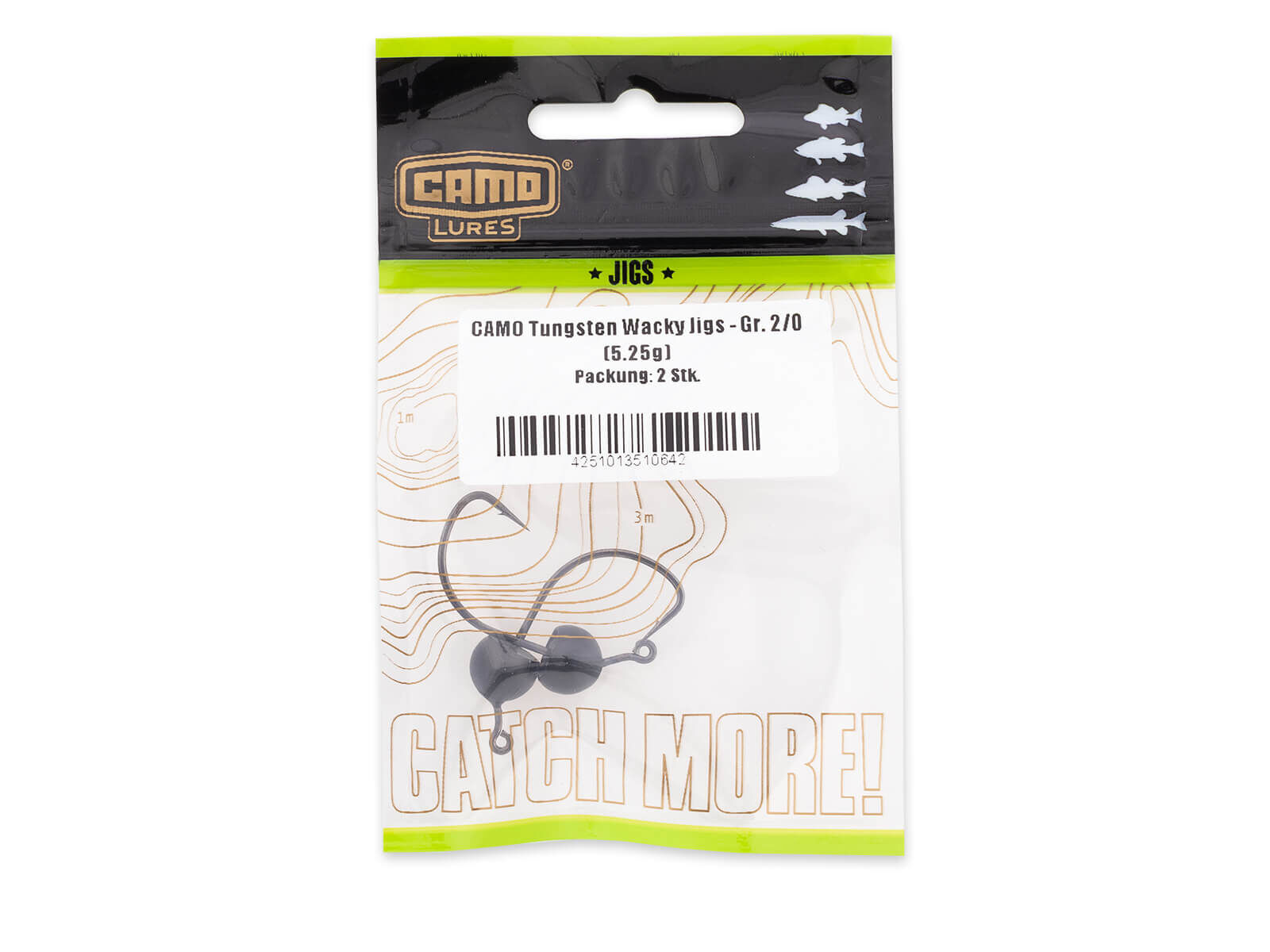 CAMO Tungsten Wacky Jigs - Gr. 2/0 (1.75g)