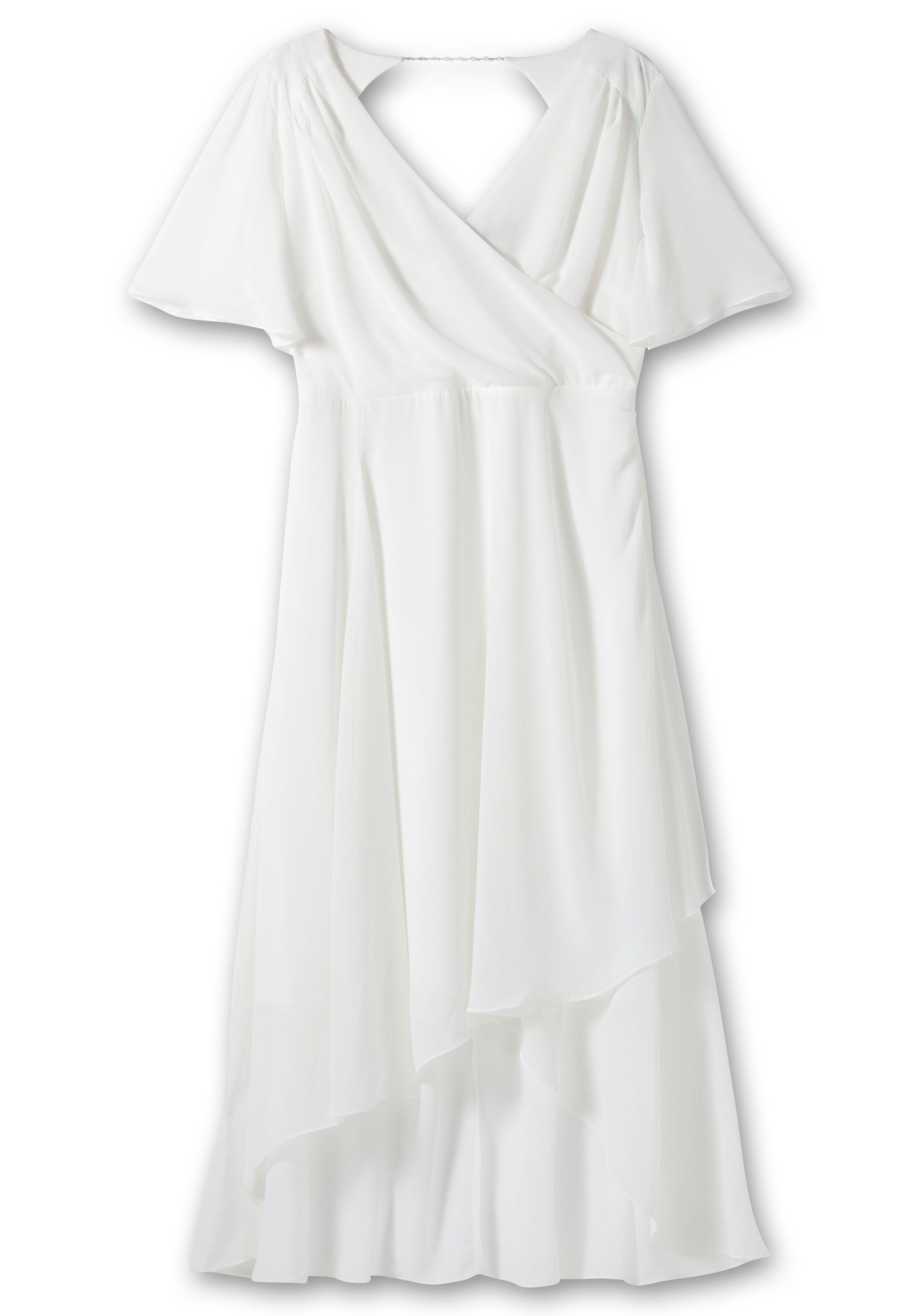 Chiffonkleid im Lagenlook, mit Unterkleid