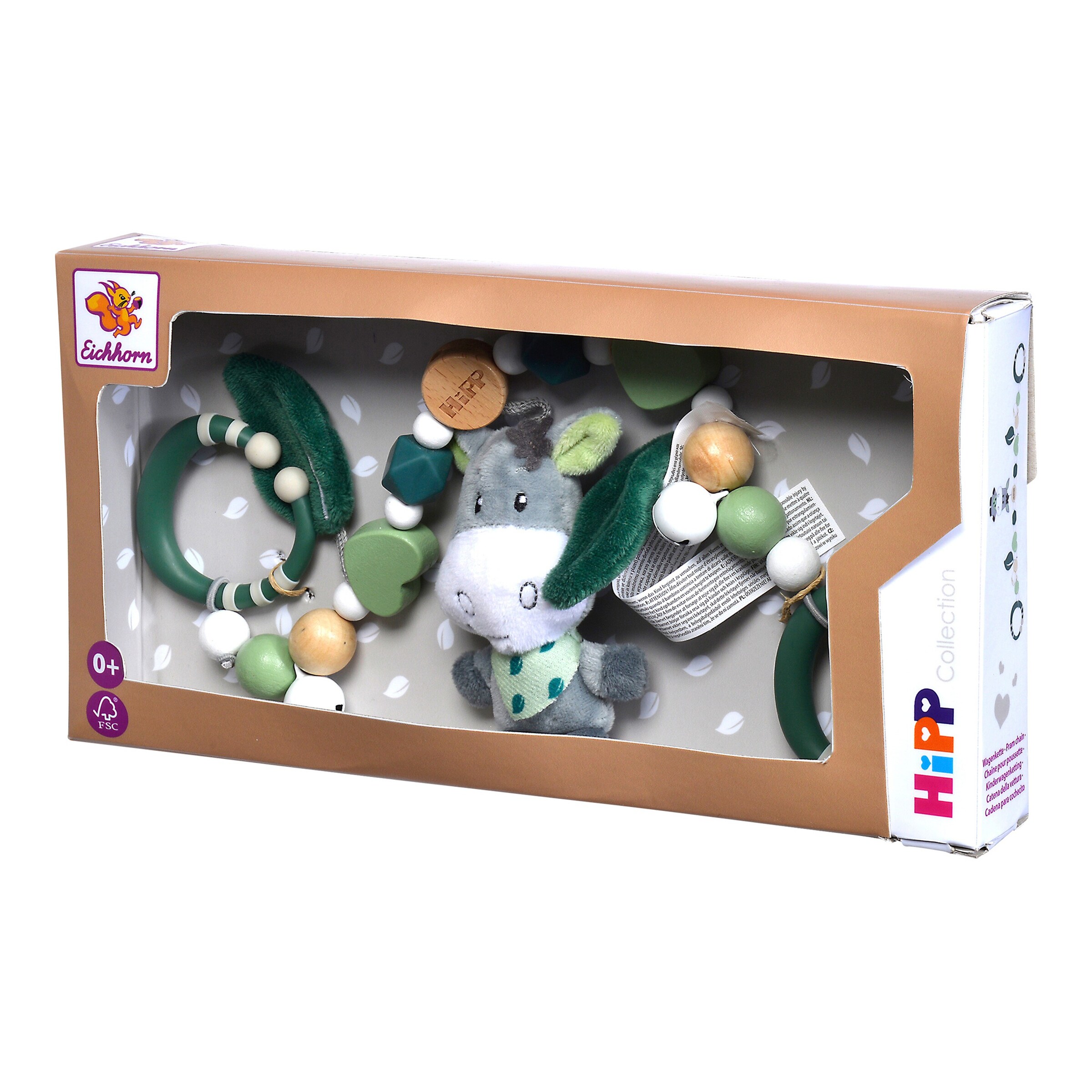 Eichhorn Kinderwagenkette Esel HiPP
