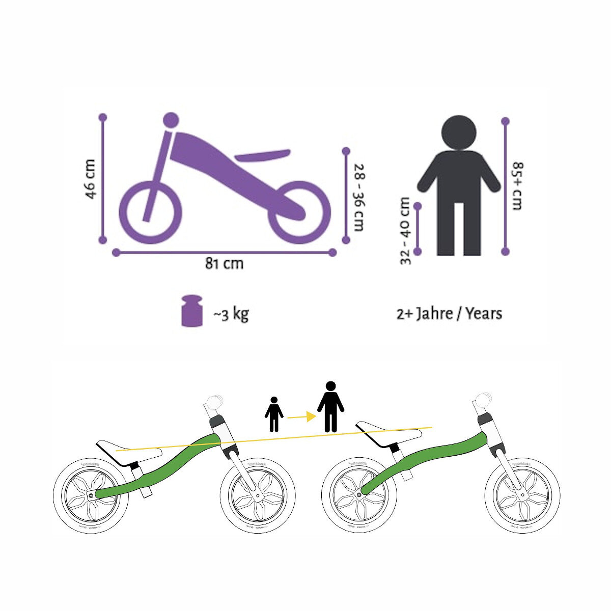 Star Trademarks Bikestar Laufrad Lightrunner 10 Zoll