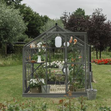 Royal Well Mary III kweekkas full option aluminium groengrijs 7,46 m²