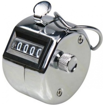 Compteur manuel 4 chiffres – Boîtier métal robuste – 47 x 25 mm
