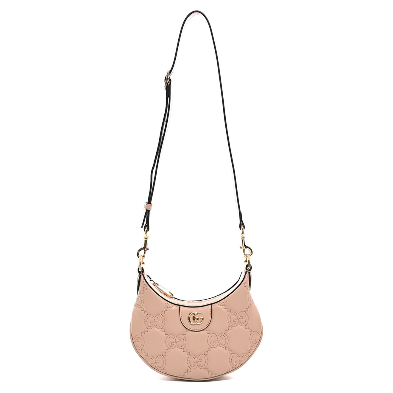 Gucci Sac bandoulière GG Mini en Cuir matelassé beige - Neuf sans étiquette - L.20 cm