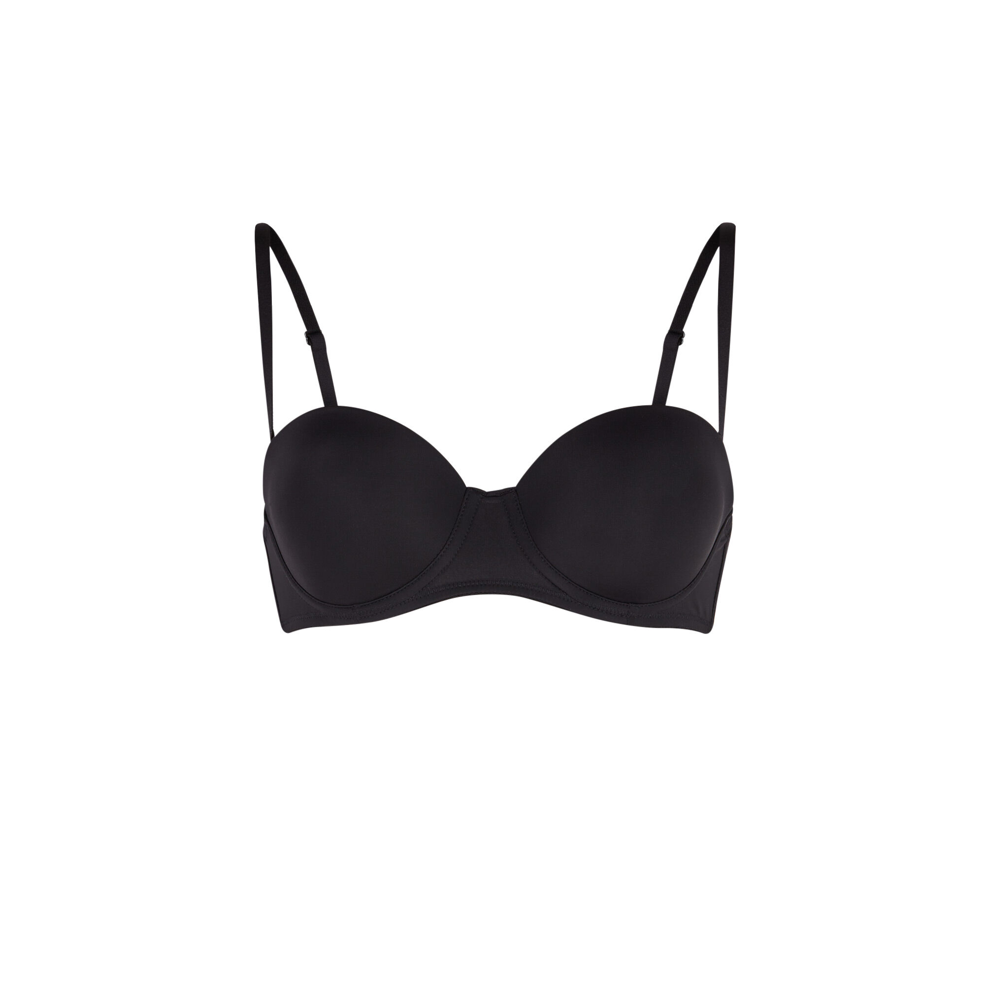 Soutien-gorge bandeau en microfibre
