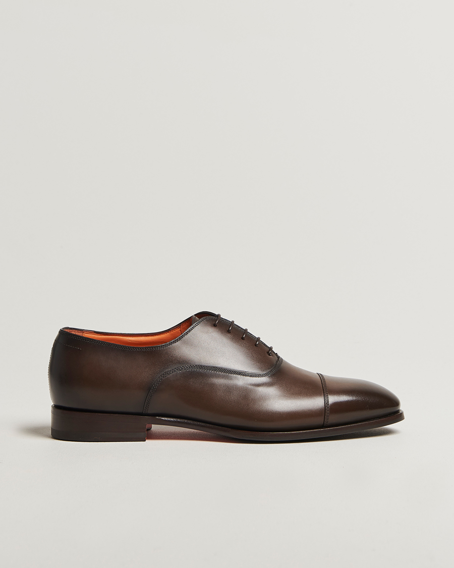 Santoni Adrian Oxford Dark Brown Calf