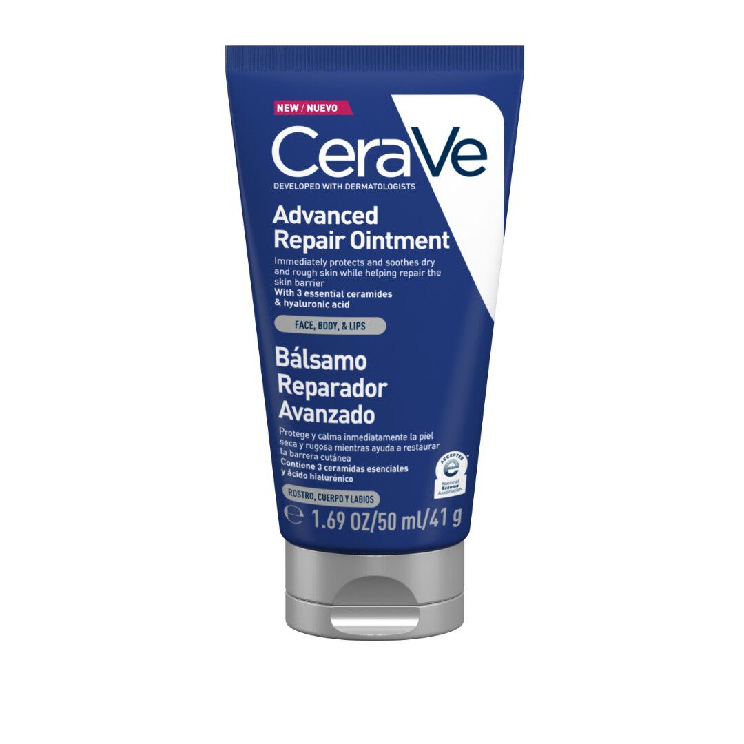CERAVE  Bálsamo Reparador Avançado para Rosto, Corpo e Lábios - 50ml