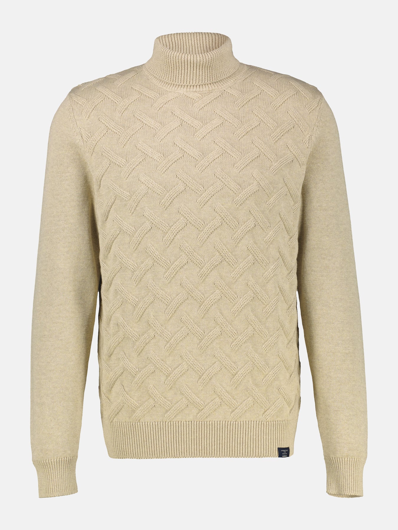 Stylischer Rollkragenpullover - modisch gemustert