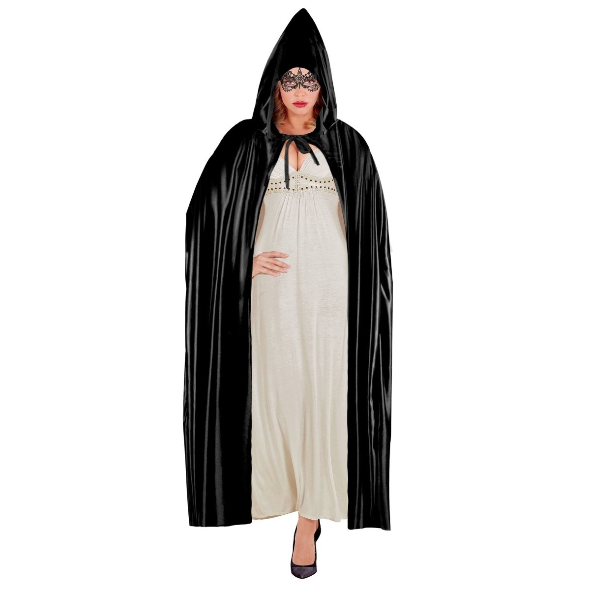 Halloween Cape Zwart 1,42m