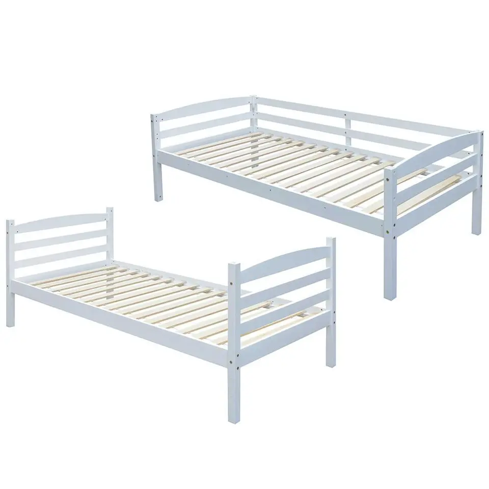 Rousseau Stapelbed Roy 90x200 - splitsbaar - wit grenen
