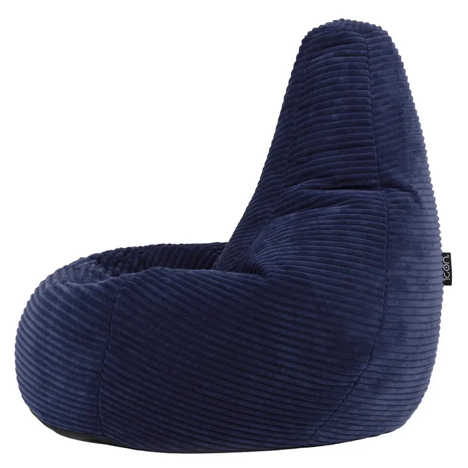 icon Kinderzitzakken Dalton - Corduroy Zitzak - Marineblauw