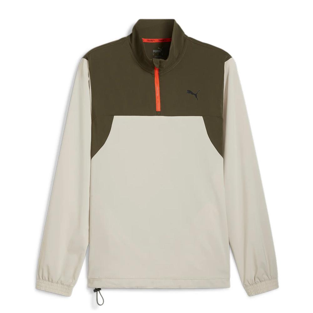 Puma Sweat Zippé Beige/Kaki Homme Puma Energy