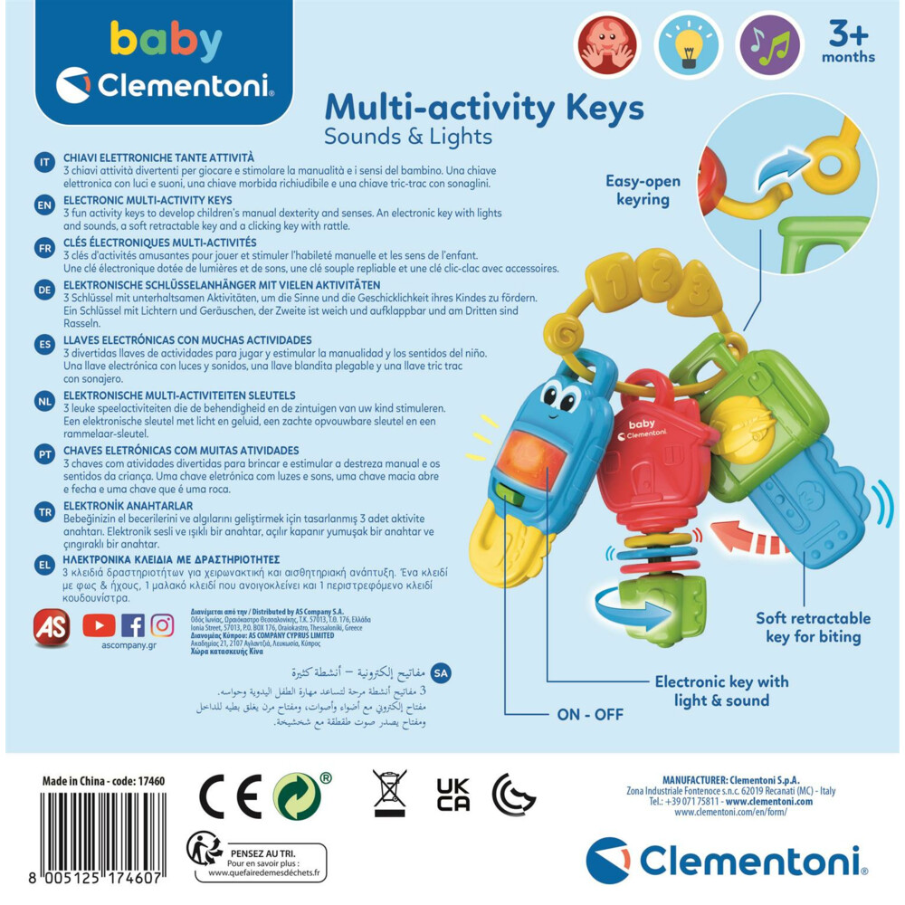 Clementoni Elektronische Sleutels