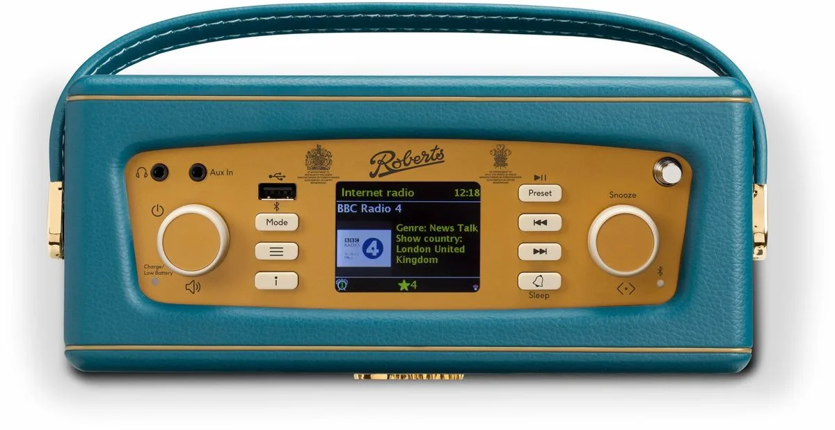 Roberts Revival iStream 3L Bleu Sarcelle Enceintes connectées
