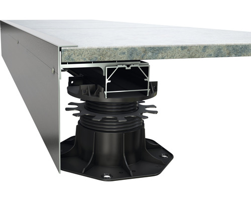 Zijpaneelprofiel RAL 9007 1900x45x2 mm