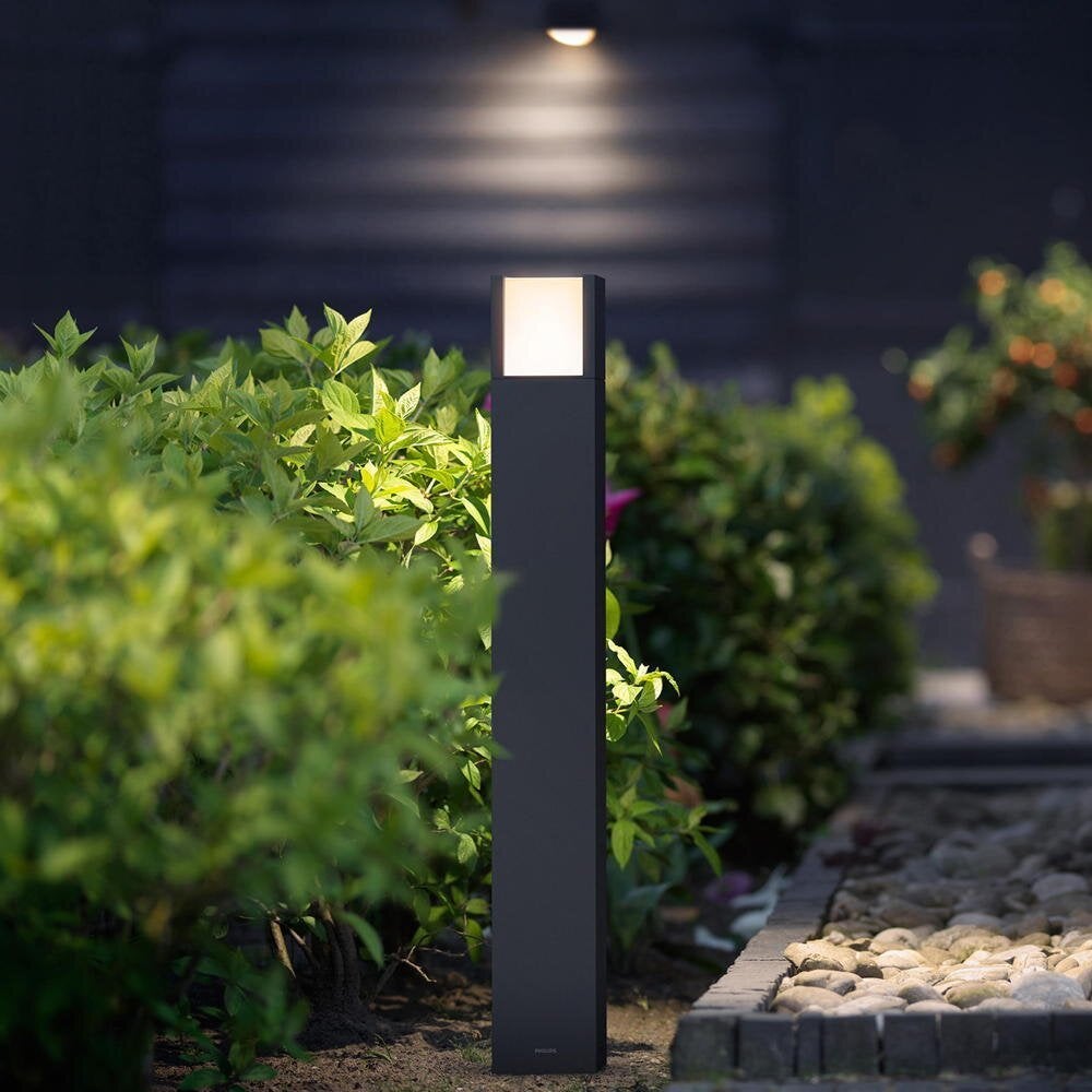 Philips LED Arbour padverlichting in antraciet, 3,8W, 800lm, IP44, 770mm