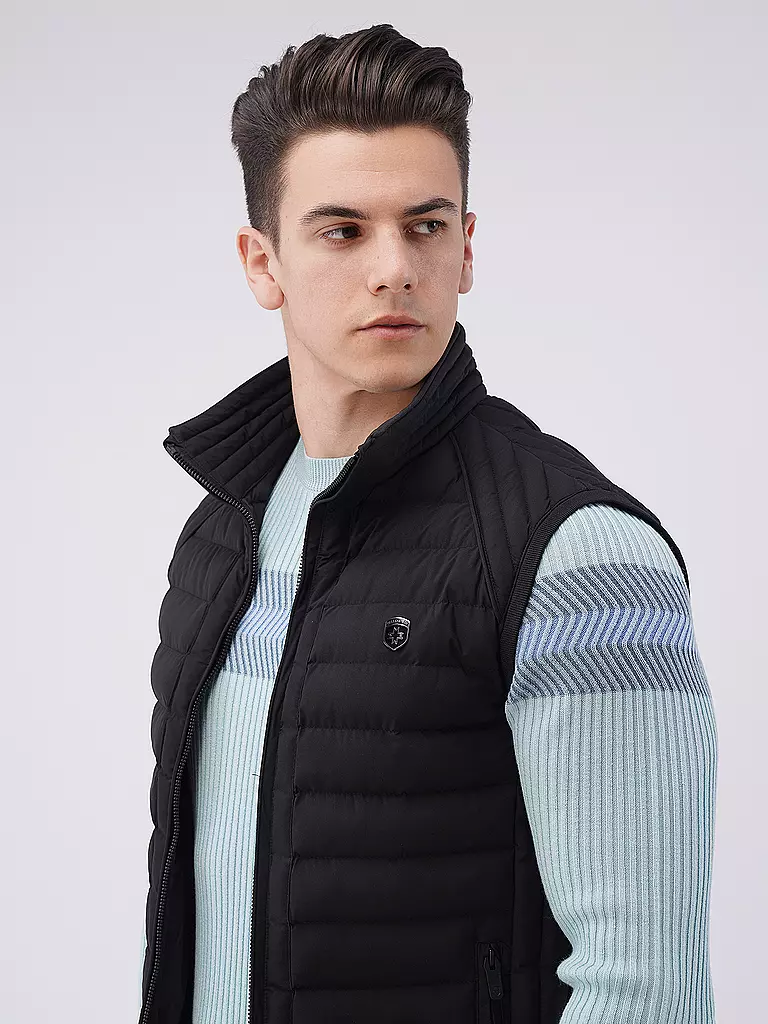 WELLENSTEYN Steppgilet MOL schwarz