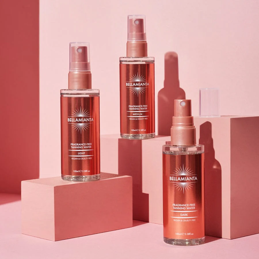 Bellamianta Fragrance Free Tanning Water medium