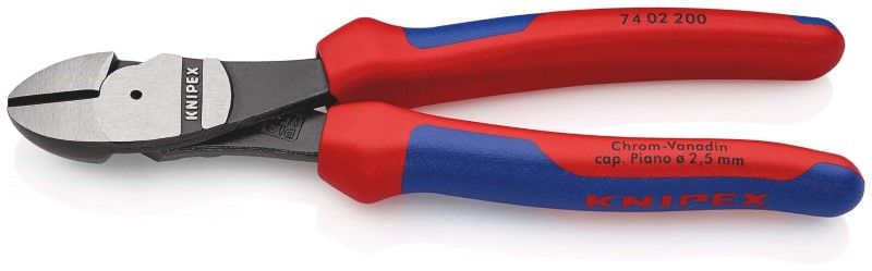 Knipex 7402200 Kracht-Zijsnijtang gepolijst/comfort 200mm