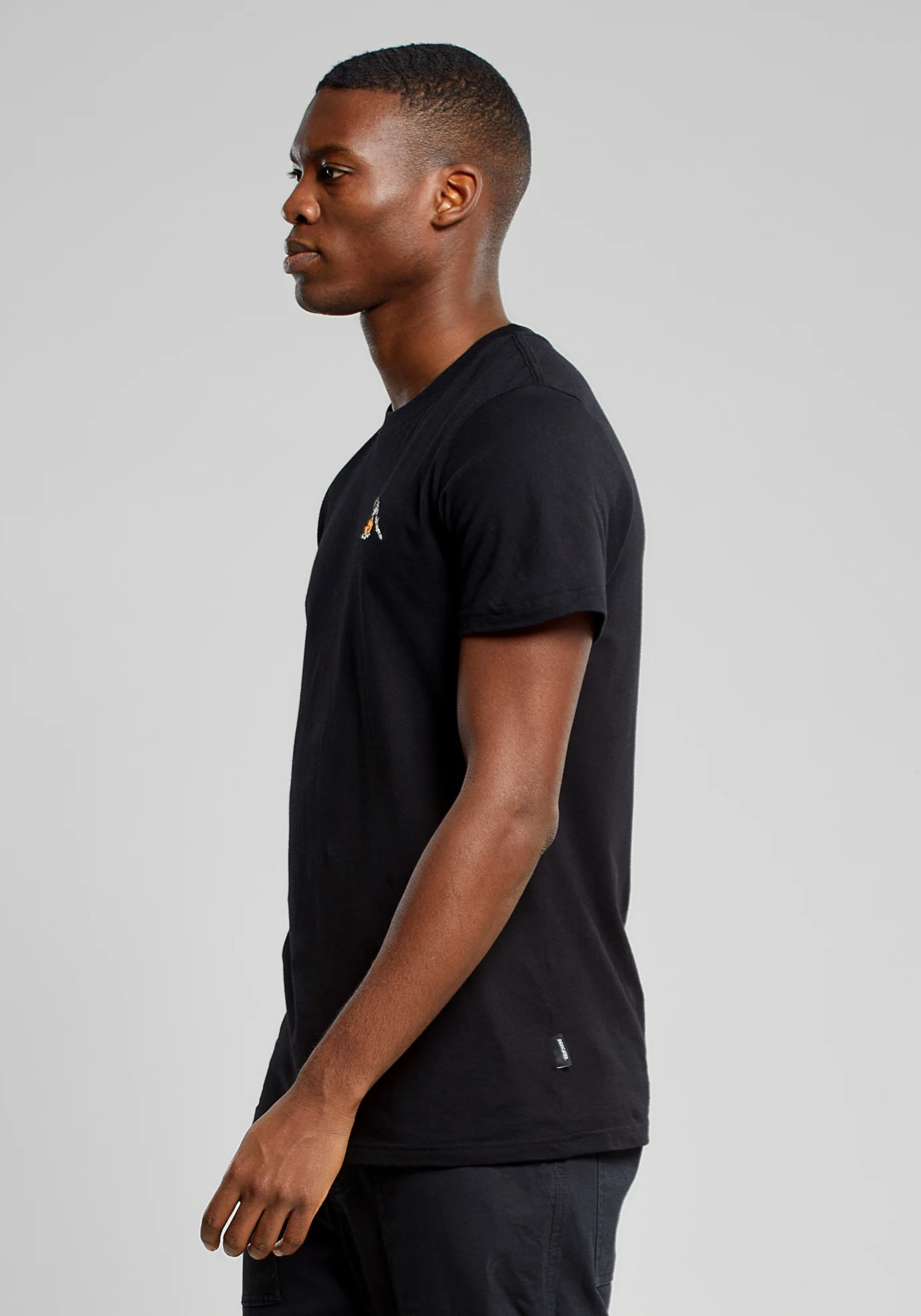 Dedicated T-Shirt Stockholm Hot Coffee Emb Black