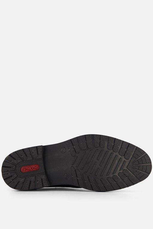 Rieker Veterschoenen zwart Leer