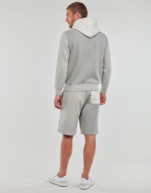 Polo Ralph Lauren - SWEATSHIRT CAPUCHE EN MOLLETON COLOBLOCK Gris
