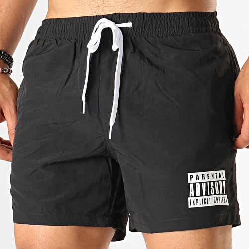 Short De Bain Logo Noir