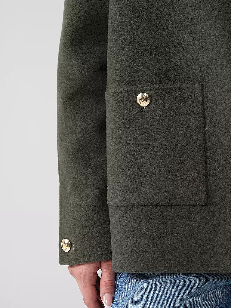 ANINE BING Wolljacke LUCA olive